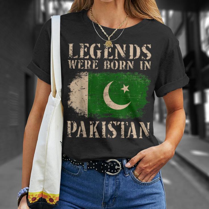 Vintage Pakistan Flag S T-Shirt Geschenke für Sie