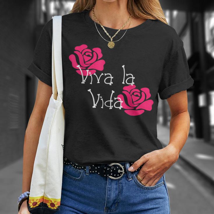 Viva Laida Rose Day Of The Dead Di Los Muertos T-Shirt Geschenke für Sie