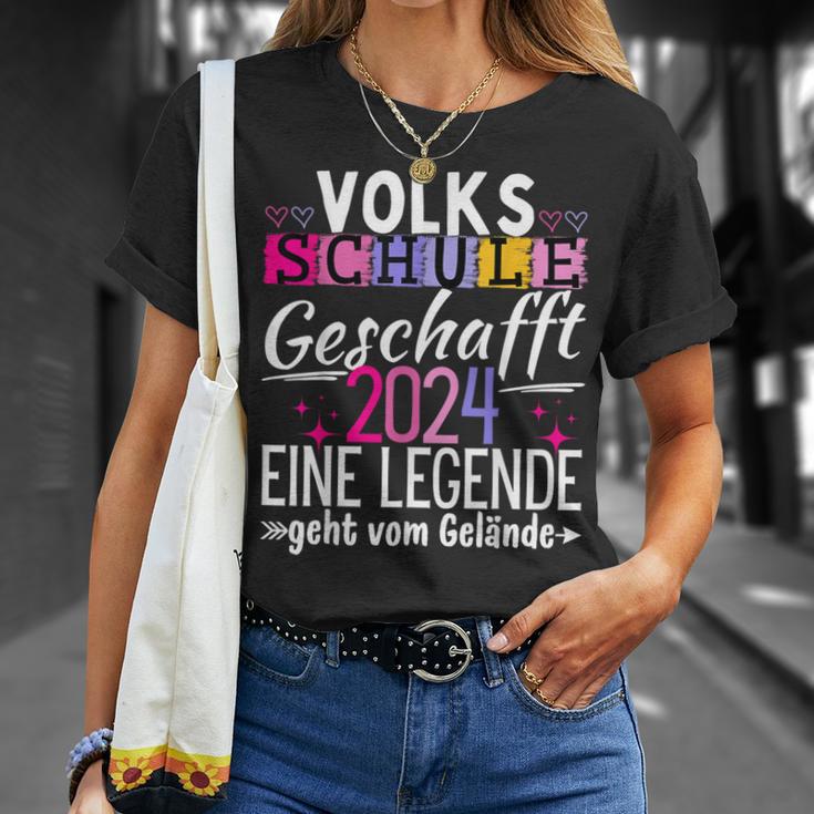 Volksschule Geschafft Abschlussolksschule 2024 T-Shirt Geschenke für Sie