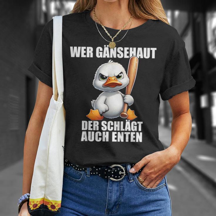 Wer Gänsehaut Der Schlagt Auch Enten Children's T-Shirt Geschenke für Sie