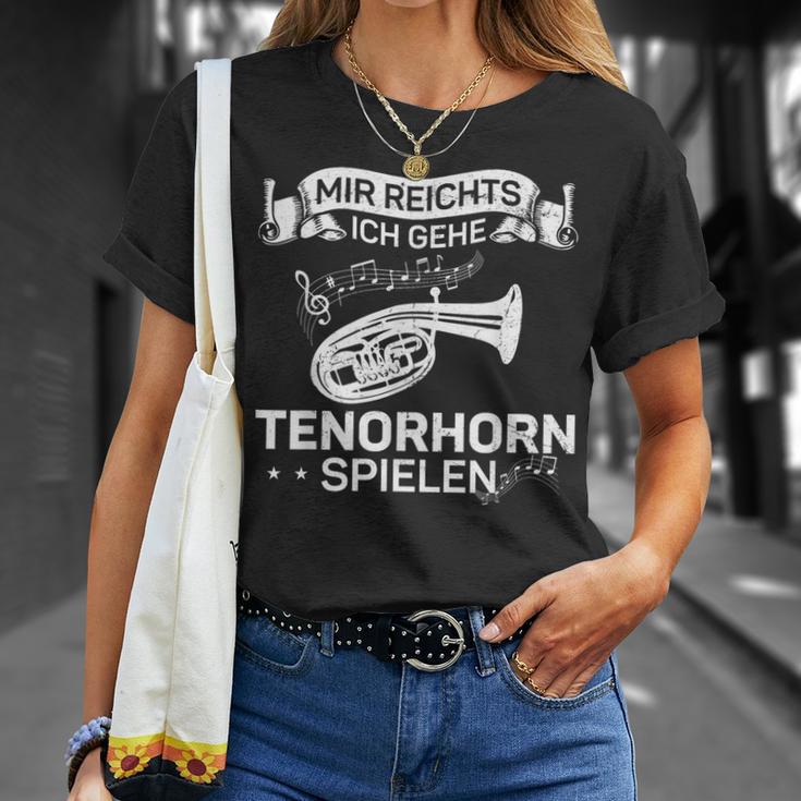 Wind Instrument Mir Reichts Ich Gehe Tenor Horn T-Shirt Geschenke für Sie