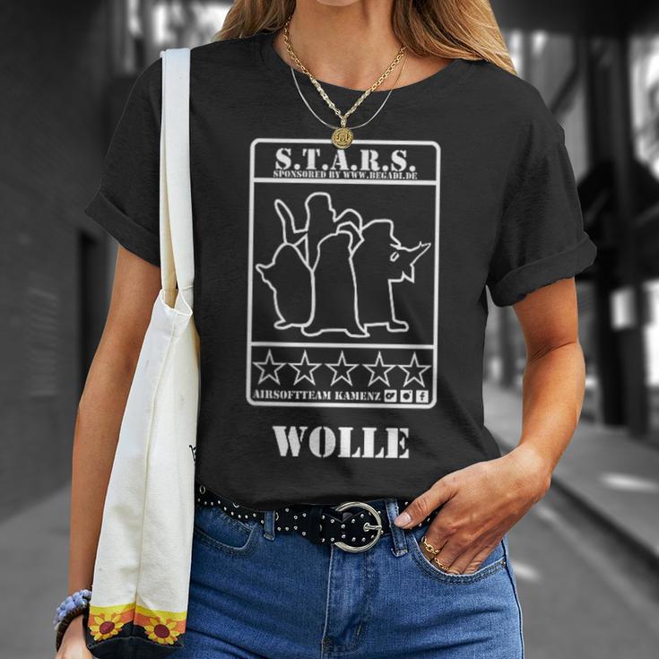 Wolle Logo Weiß T-Shirt Geschenke für Sie