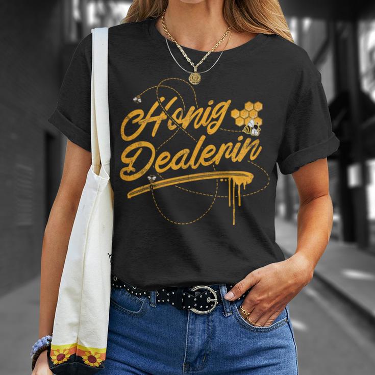 Women's Honey Dealer Beekeeper Honey Dealer Bee T-Shirt Geschenke für Sie