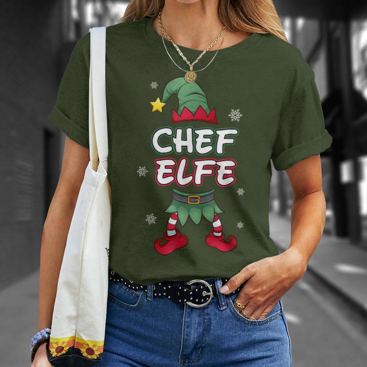 Chef Elf Christmas Outfit Partner Look Christmas T-Shirt Geschenke für Sie