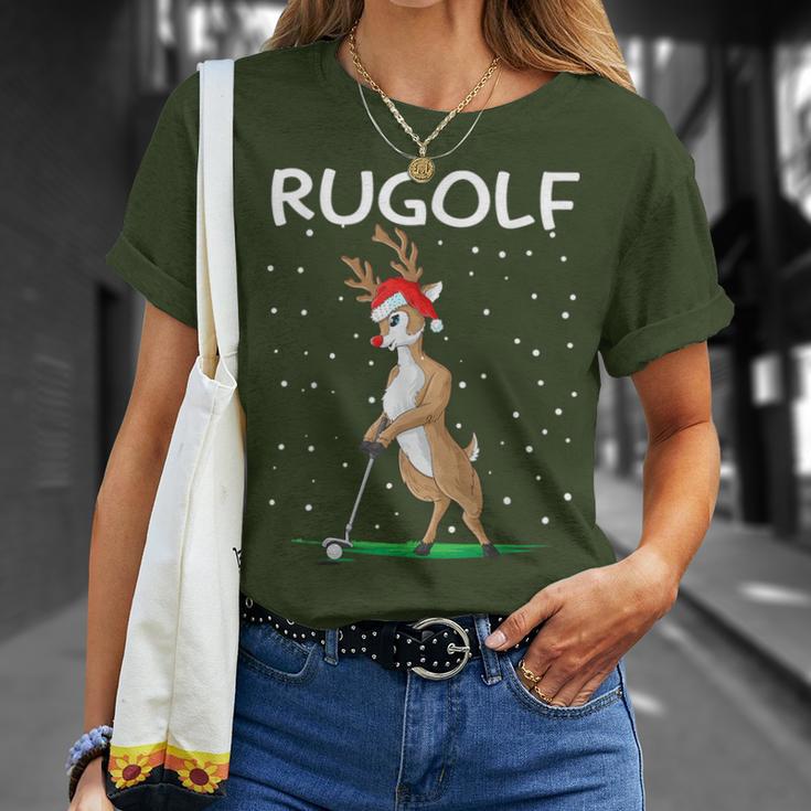 Rugolf Reindeer Christmas Golf T-Shirt Geschenke für Sie