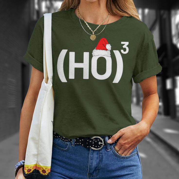 Ho3 Maths Physics Nerd Informatik Ho Hoch 3 Christmas T-Shirt Geschenke für Sie