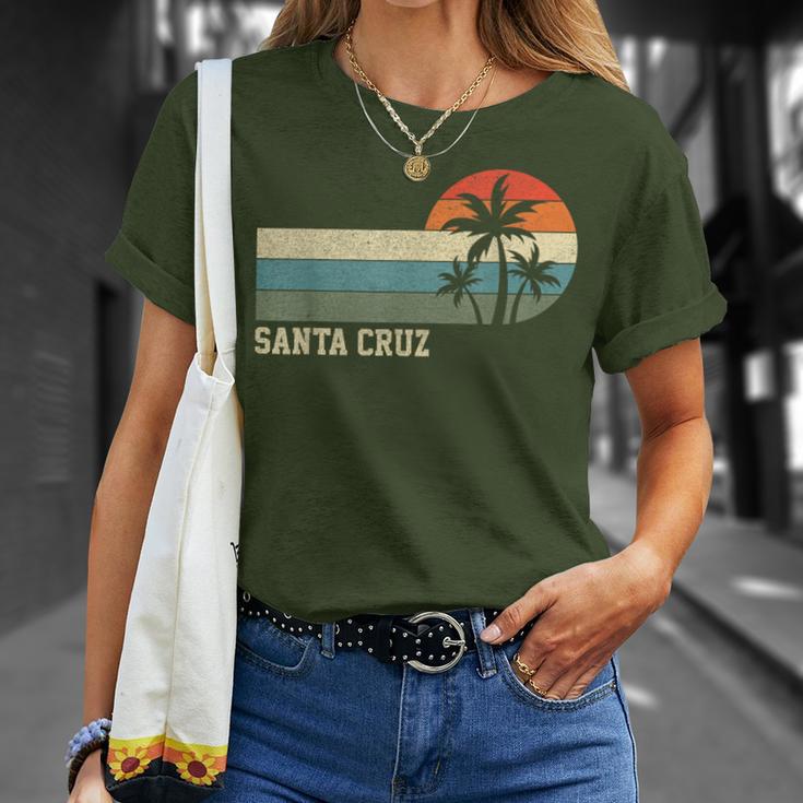 Santa Cruz Ca California Retro Surfing T-Shirt Geschenke für Sie