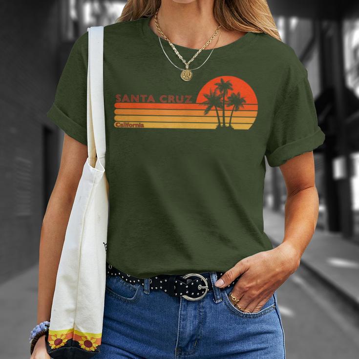 Santa Cruz California Retro Sunsetintage T-Shirt Geschenke für Sie