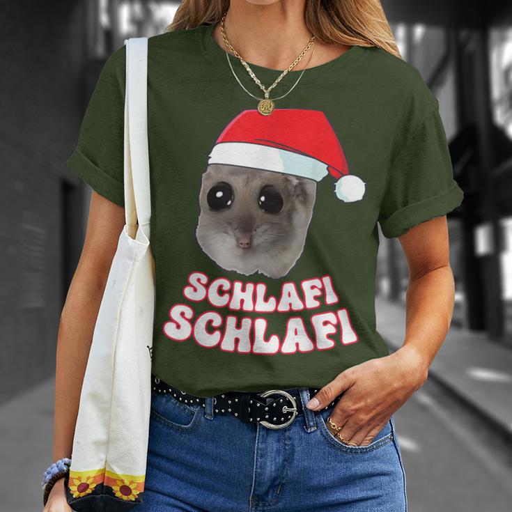 Schlafi Schlafi Hamster Hamstie Christmas Sleep T-Shirt Geschenke für Sie