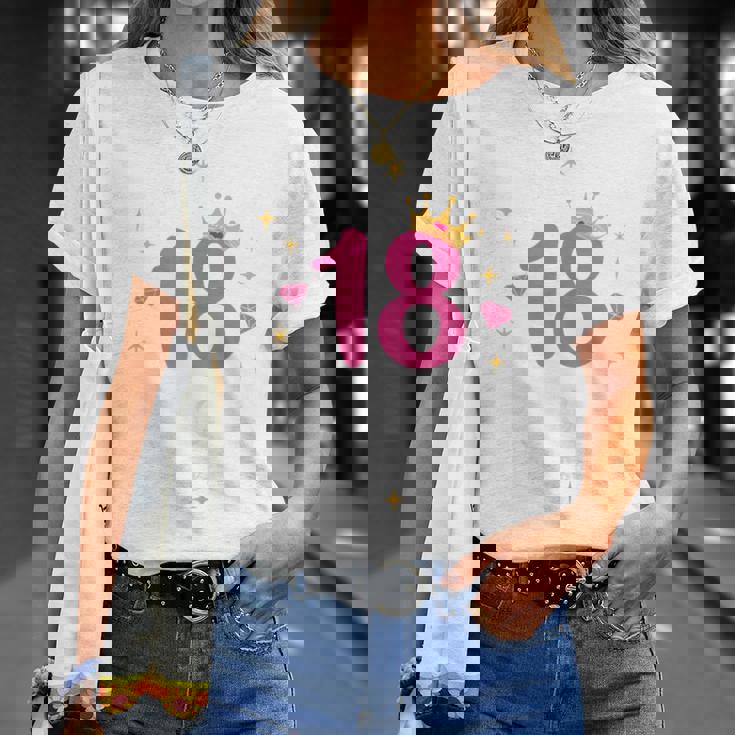 2006 Nasce Una Principessa 18° Compleanno Figlia 18 Anni Maglietta Regalos para ella