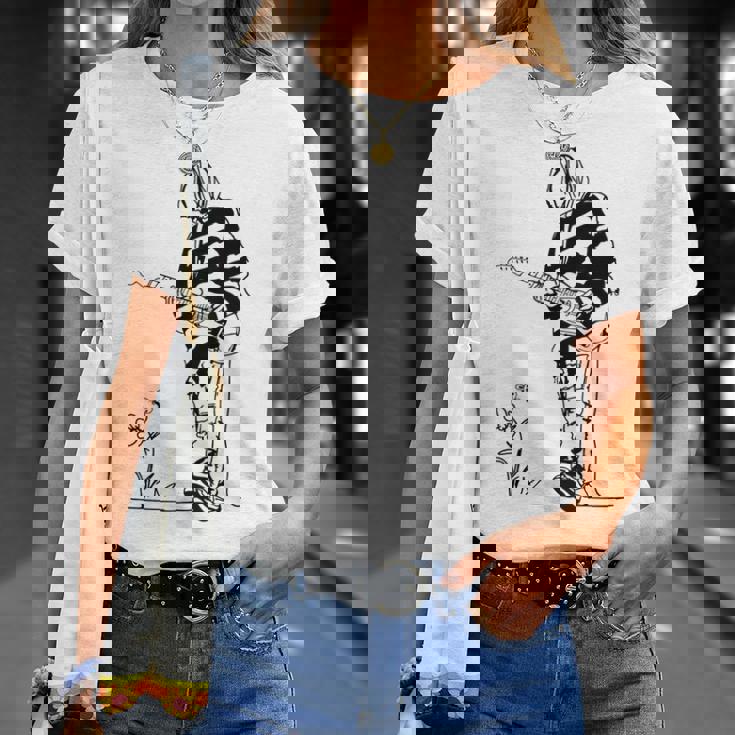 90S Grunge Legend Sketch Alternative Rock Guitarist Vocalist T-Shirt Gifts for Her