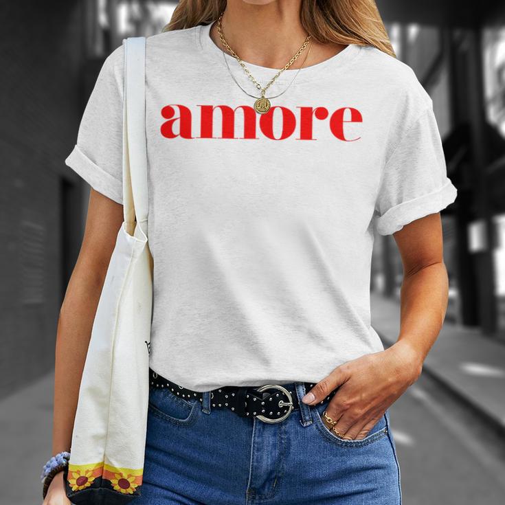 Amore Cute Italian T-Shirt Geschenke für Sie