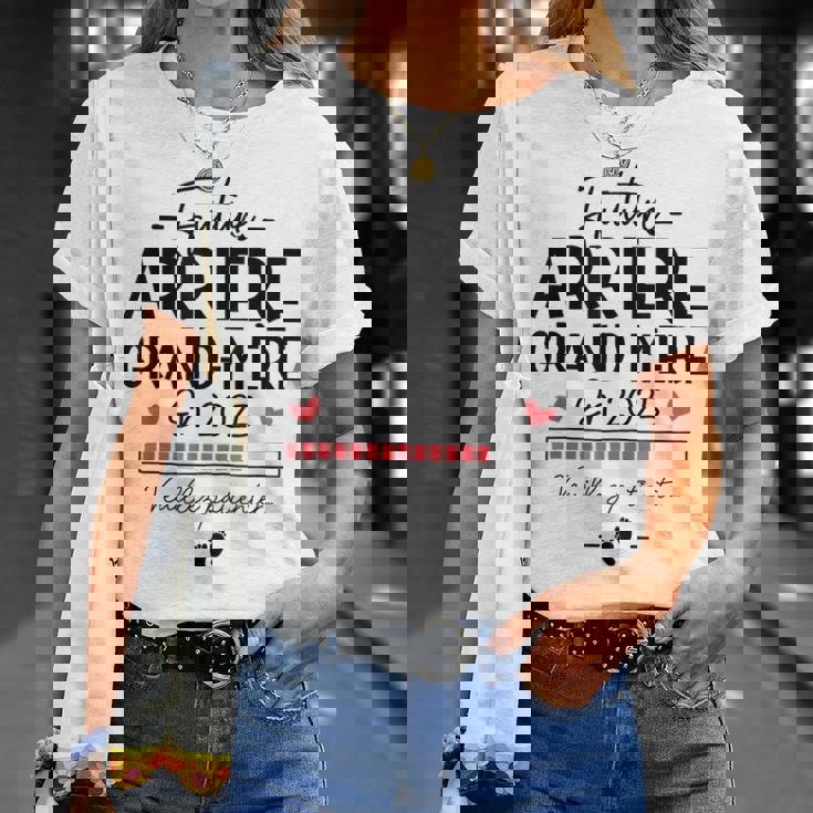 Annonce Grossesse Future Arrière-Grand-Mère 2025 Mamie T-Shirt
