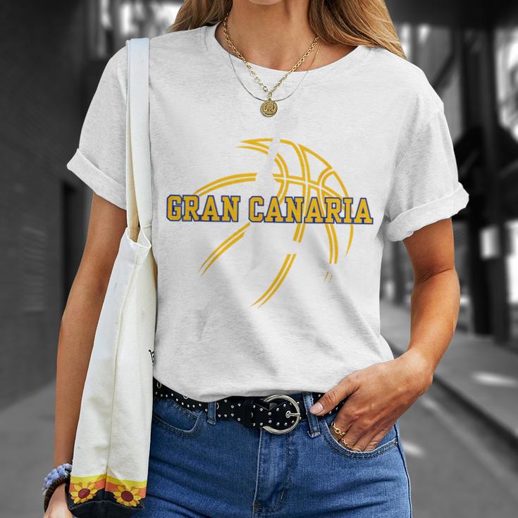 Apoyo Aficionado Baloncesto Gran Canaria Palmas Basketball Camiseta unisex Regalos para ella
