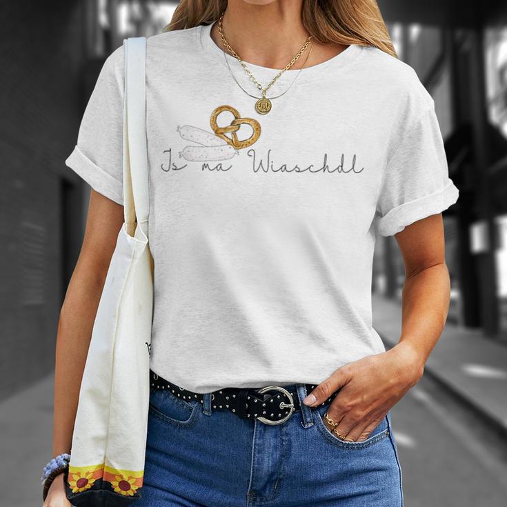 Bavarian Wiaschdl Wurst Egal Weißwurst Pretzel Pretzel T-Shirt Geschenke für Sie