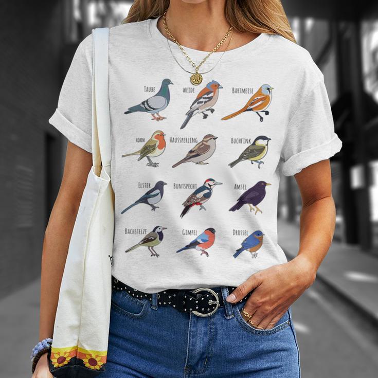 Birds Collection 'Ich Liebeogelund Die Natural' T-Shirt Geschenke für Sie