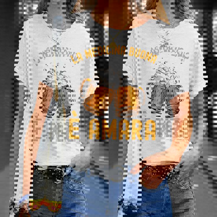 Birra Divertente Uomo Simpatica Scritte Divertenti Maglia A Manica Maglietta Regalos para ella