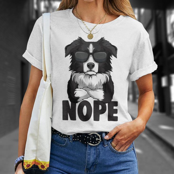 Border Collie Dog Female T-Shirt Geschenke für Sie