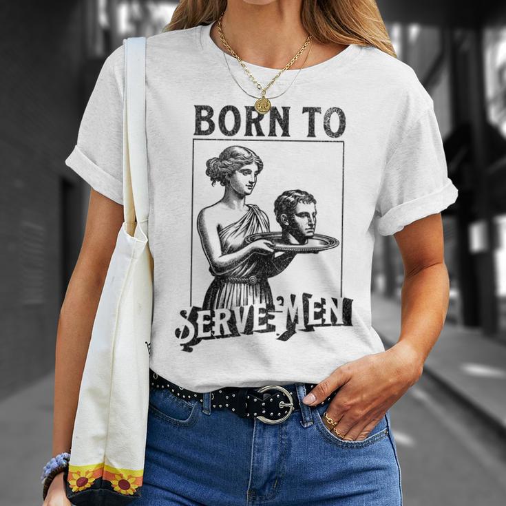 Are Born To Serve Retro Girls T-Shirt Geschenke für Sie