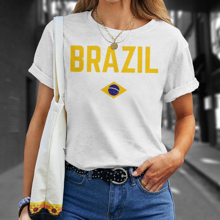 Brazil Flag Women's Children's Brazil Green T-Shirt Geschenke für Sie