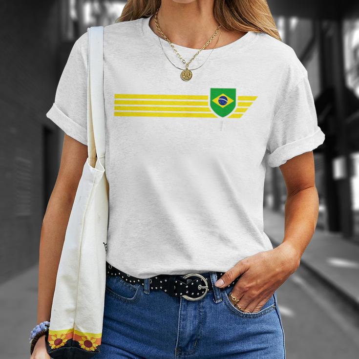 Brazil Seleção Fan Jersey Blue T-Shirt Geschenke für Sie