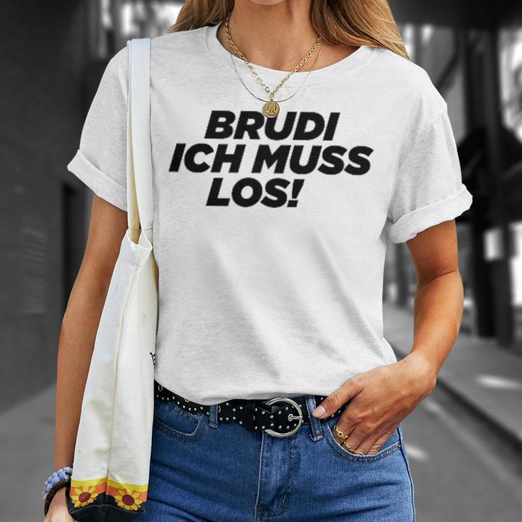 Brudi Brudi Bruder Bro Muss Weg Rap Fan T-Shirt Geschenke für Sie