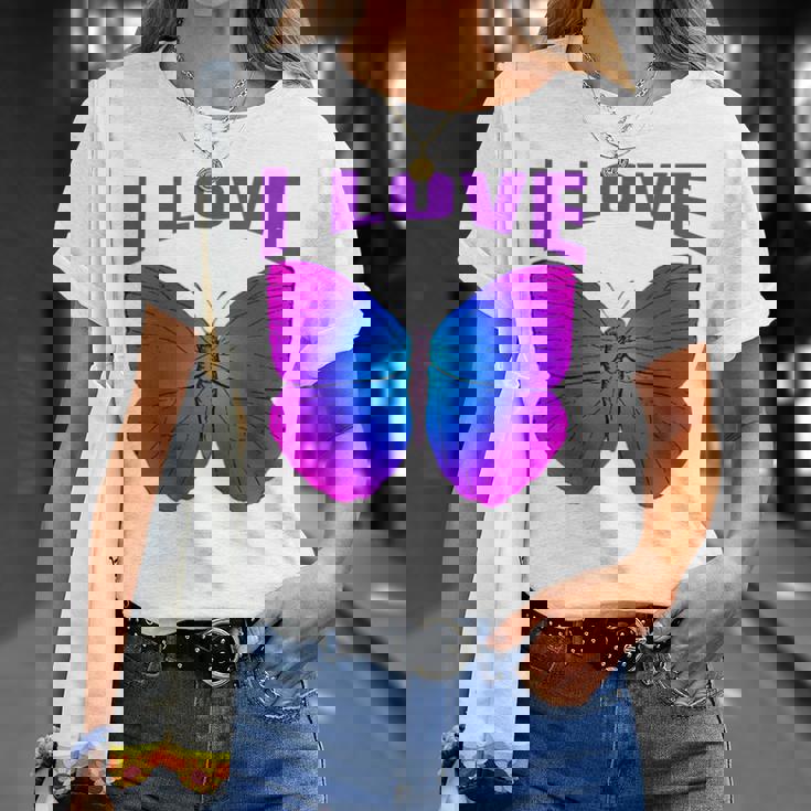 Butterfly Lovers Gifts Girl Butterfly T-Shirt Gifts for Her