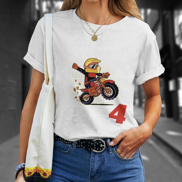 Children's 4Th Birthday Aus Dem Weg Ich Bin Schon 4 Jahre Motorcycle T-Shirt Geschenke für Sie