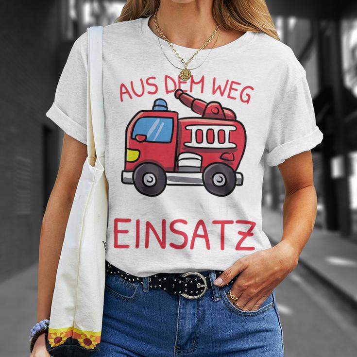 Children's Aus Dem Weg Bin Im Einatz Fire Engine Boys' T-Shirt Geschenke für Sie