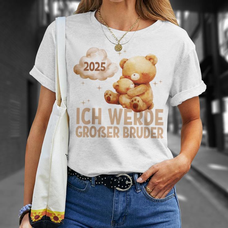 Children's Ich Werde Großer Bruder 2025 Bär Zwei Bären T-Shirt Geschenke für Sie