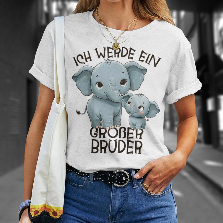 Children's Ich Werde Großer Bruder 2025 Elephant T-Shirt Geschenke für Sie