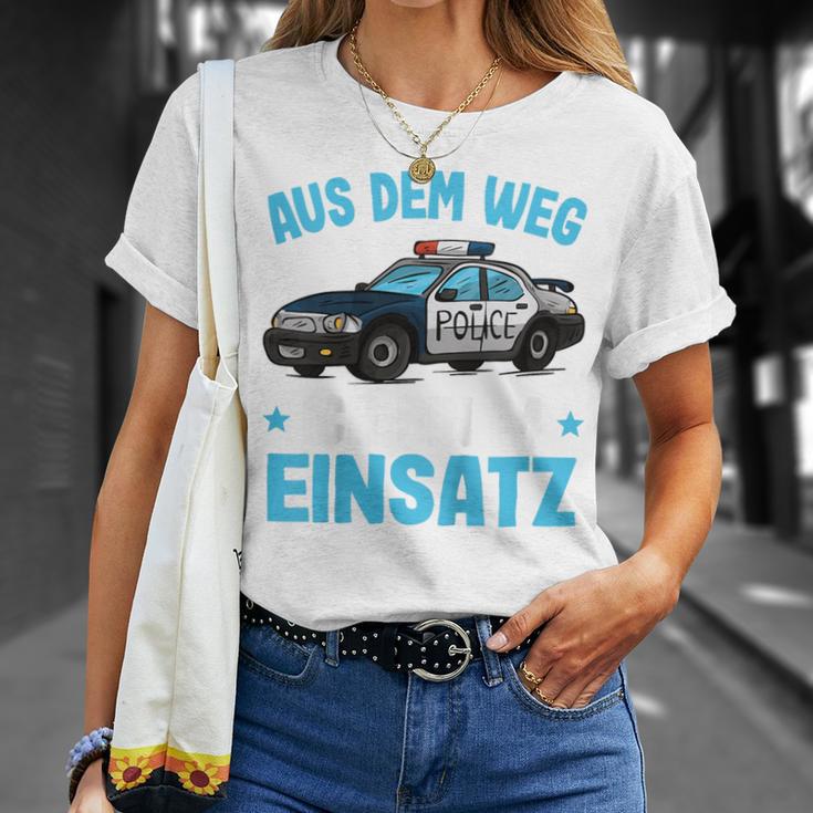 Children's Police Aus Dem Weg Bin Im Einsatz Boys Police T-Shirt Geschenke für Sie