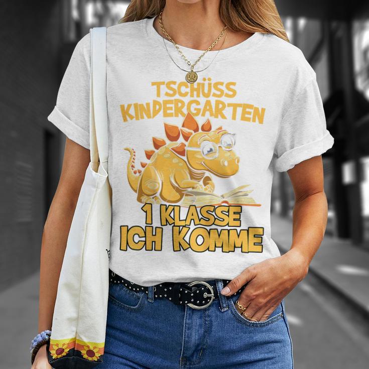 Children's Tschüss Kindergarten 1 Klasse Dino Dinosaur T-Shirt Geschenke für Sie