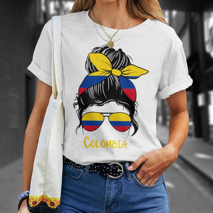 Colombiana Kolumbian Girl Colombia T-Shirt Geschenke für Sie