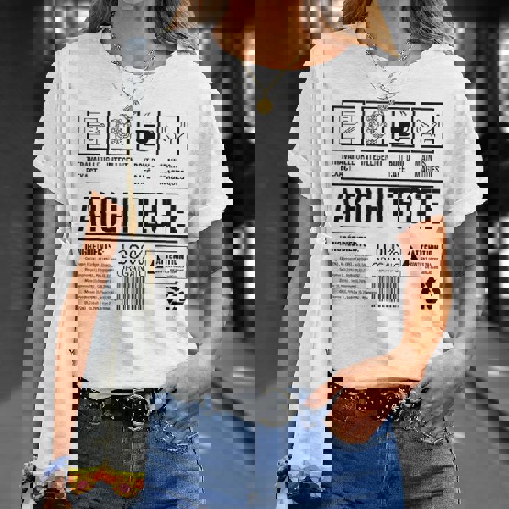 Drôle Darchitecture Humour Architecte T-Shirt Cadeaux pour elle