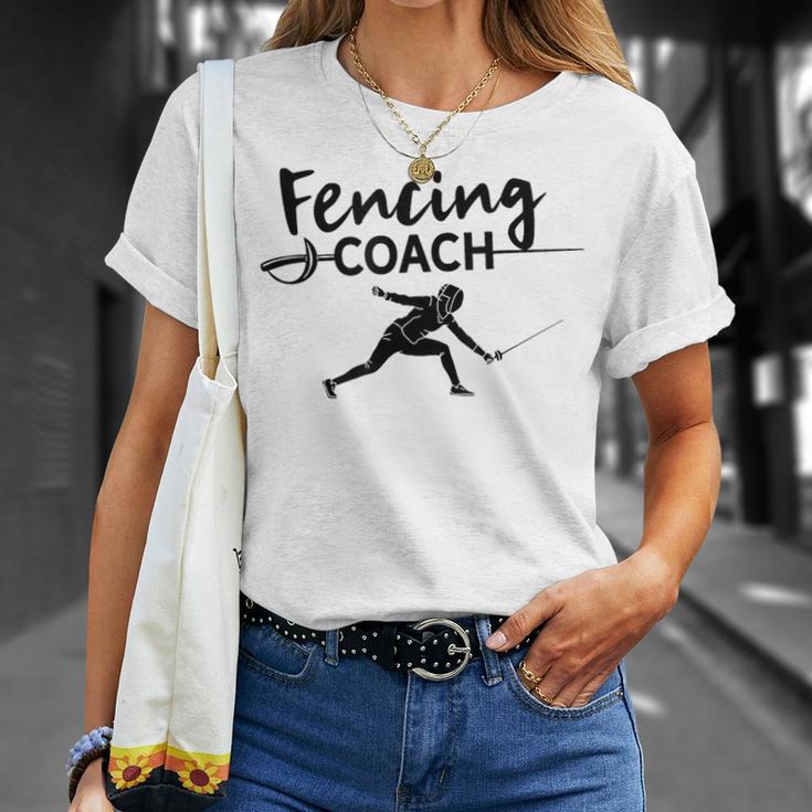 Esgrima Entrenador Esgrima Esgrima Deportiva Esgrima Camiseta unisex Regalos para ella