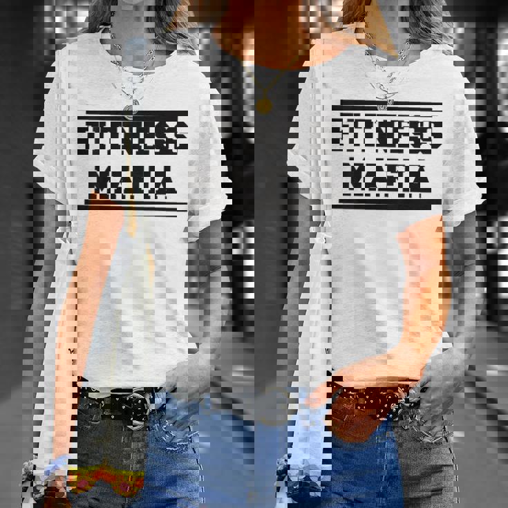 Fitness Mafia Modo Fitness Dedicado Gimnasio Camiseta unisex Regalos para ella