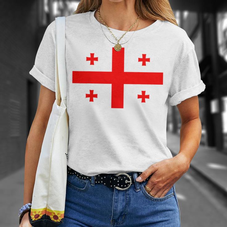 Flag Of Georgia T-Shirt Geschenke für Sie