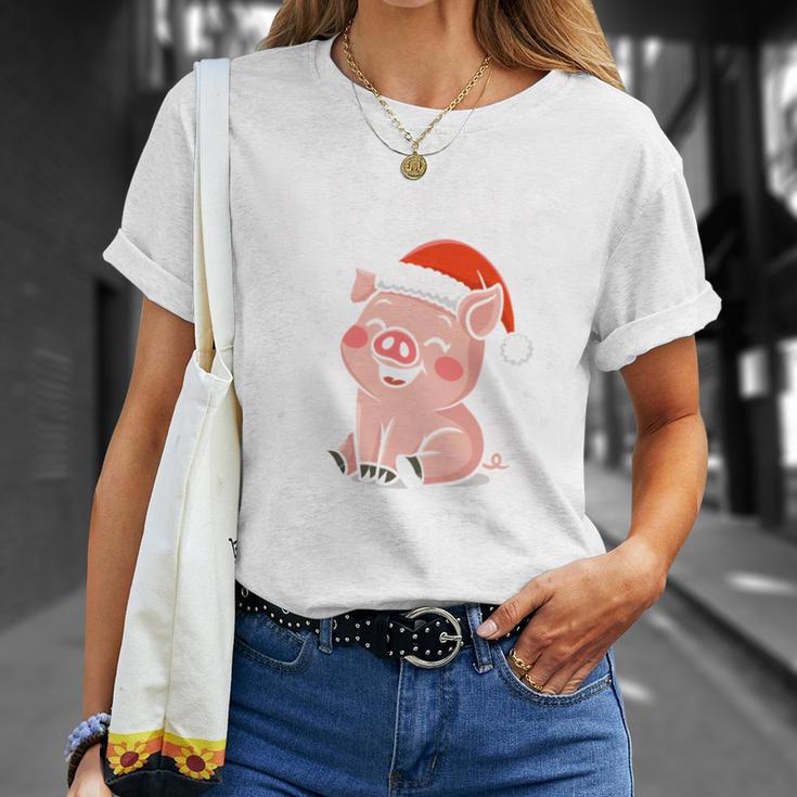 Frohe Weihnachten Schwin Frohe Weihnachten Long-Sleeved T-Shirt Geschenke für Sie