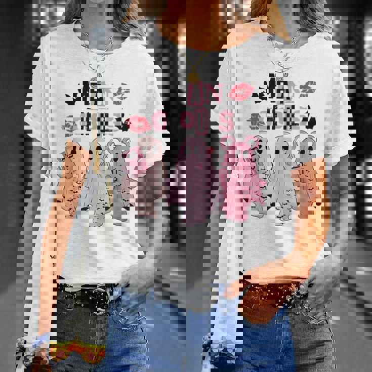 Mean Ghouls On October We Wear Pink Breast Cancer T-Shirt Gifts for Her