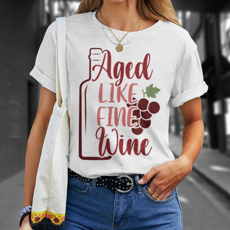 'Gereift Wie Guter Wein T-Shirt Geschenke für Sie