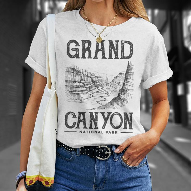 Grand Canyon Npintage Souvenir Gray T-Shirt Geschenke für Sie