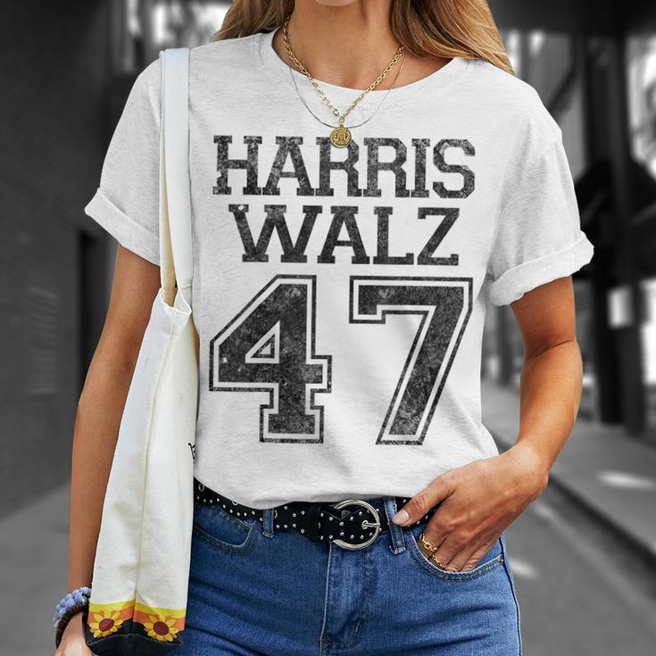 Harris Walz 2024 For President Kamala Harris Tim Waltz Gray T-Shirt Geschenke für Sie