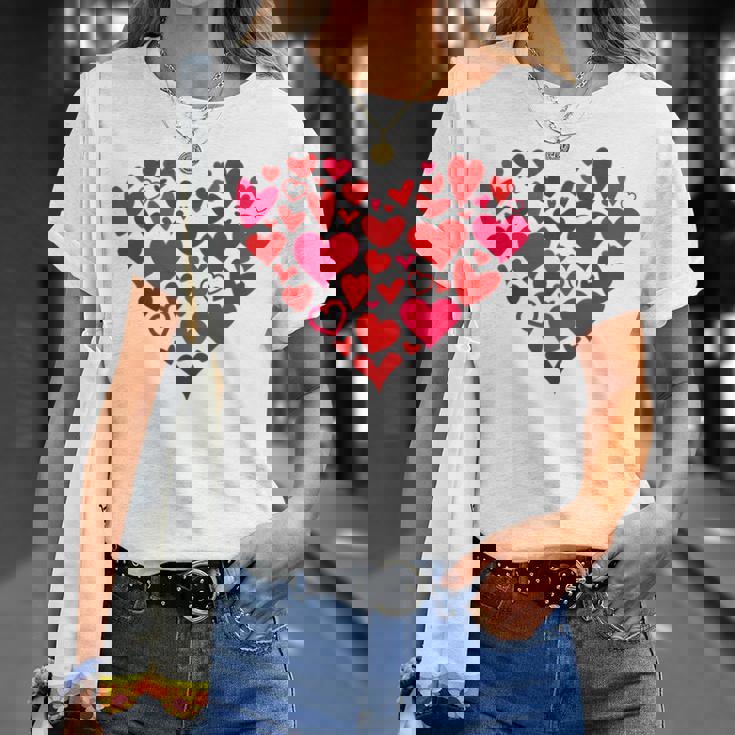 Heart Of Hearts Red Hearts Valentine's Day T-Shirt Gifts for Her