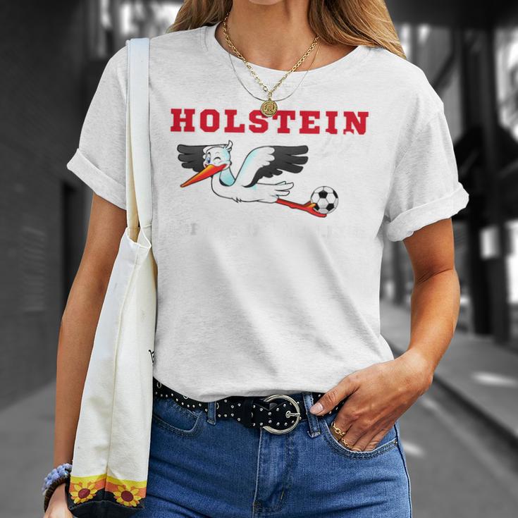 Holstein Stolle Football Kicken Fan Kiel Stadium Blue Blue T-Shirt Geschenke für Sie