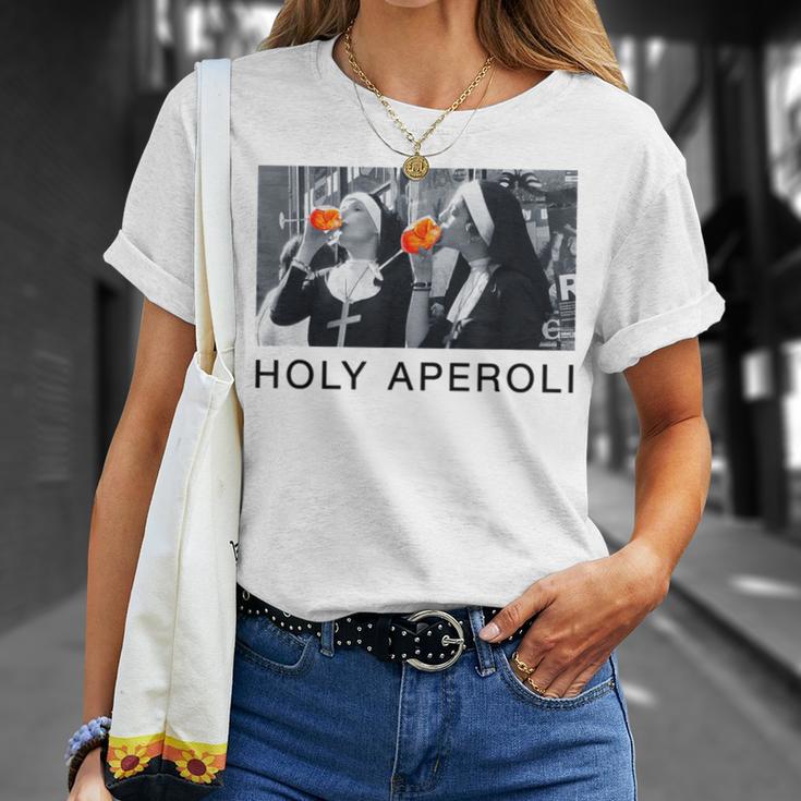 Holy Aperoli X Nonnen Christi Spritz Aperollin Fun Aperoly T-Shirt Geschenke für Sie