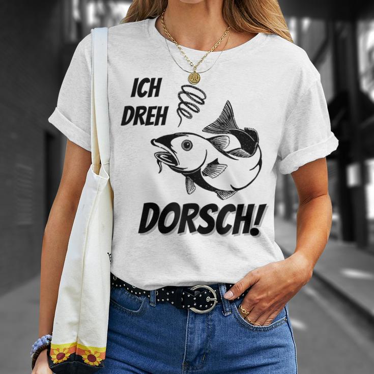 Ich Dreh Dorsch Angler T-Shirt Geschenke für Sie