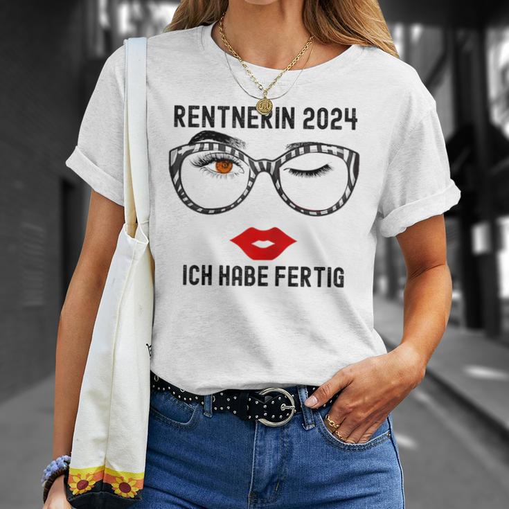 Ich Habe Fertig Rente 2024 T-Shirt Geschenke für Sie