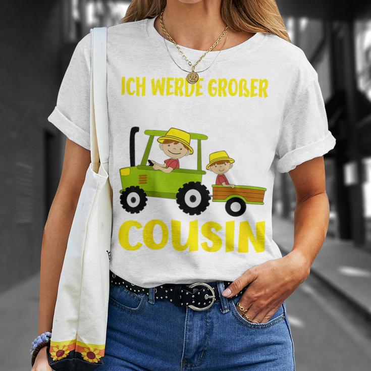 Ich Werde Großer Cousin Bauer Bald Großer Cousin German T-Shirt Geschenke für Sie