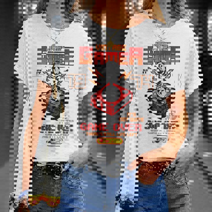 Jugadorintage Desde 1974 Juegos De Cumpleaños Divertidos Camiseta unisex Regalos para ella